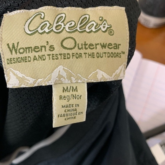 CABELAS OUTERWEAR windcrest windbreaker top med pullover bungee waist - Picture 3 of 6